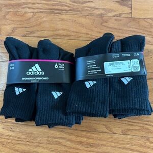 NWT Adidas women cushioned crew socks 12 pairs